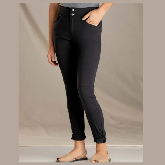 TOAD&CO Women's 8 Flextime Comfort Stretch Flexform UPF 50+ Skinny Fit Pants - Picture 1 of 14